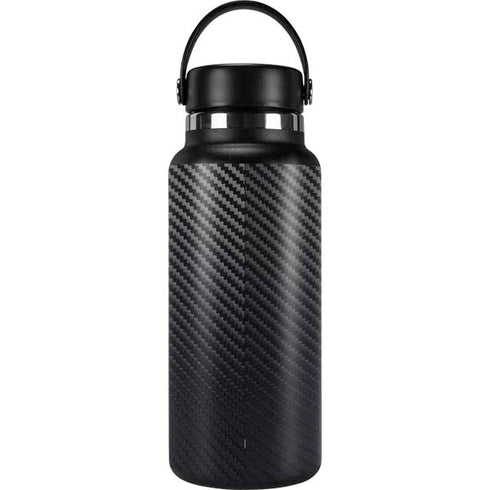 Black Carbon Fiber Specialty Texture Material Hydro Flask 32oz Wide Mouth Skin